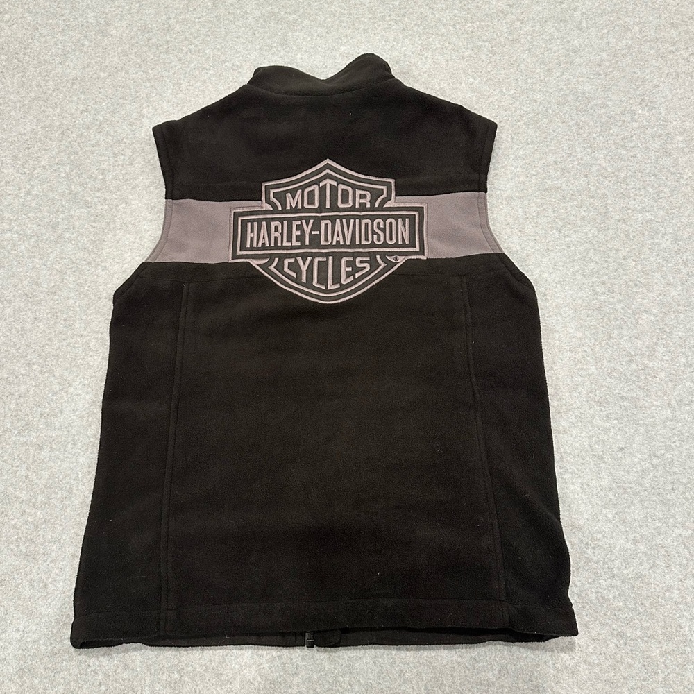 Harley-Davidson Black Vest Shield Logo - Picture 5 of 6